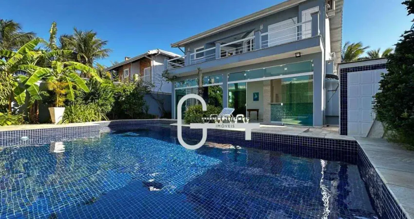 Casa com 4 dormitórios à venda, 283 m² por r$ 3.200.000,00 - bougainvillee i - peruíbe/sp