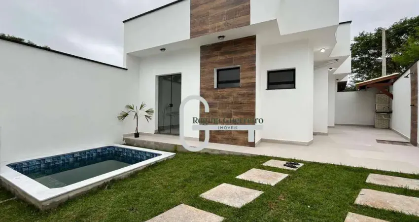 Casa com 2 dormitórios à venda, 65 m² por r$ 360.000,00 - parque balneario oasis - peruíbe/sp