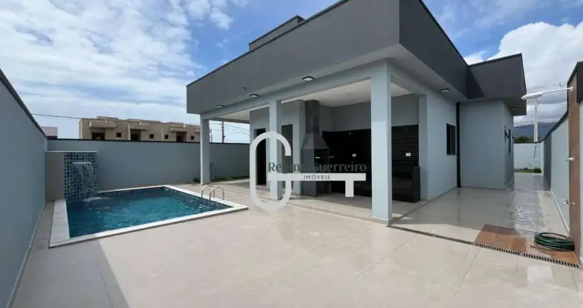 Casa com 3 dormitórios à venda, 86 m² por r$ 650.000,00 - flora rica ii - peruíbe/sp