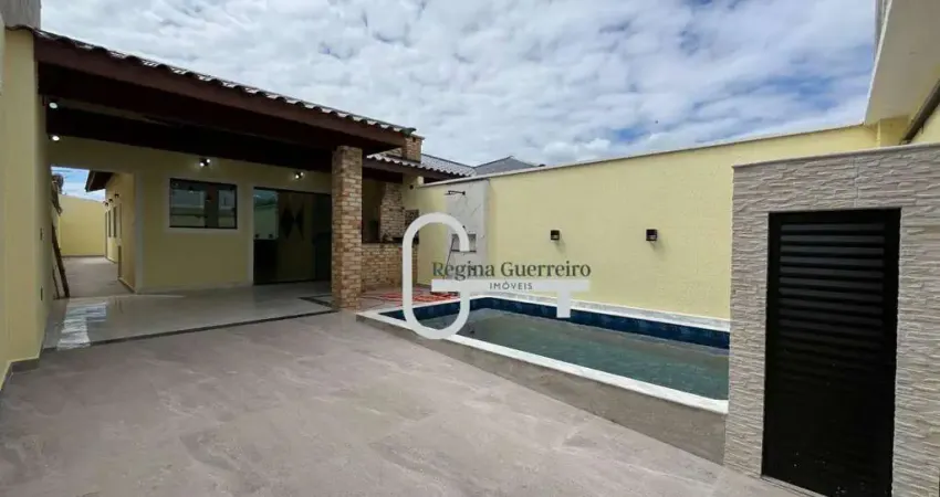 Casa com 3 dormitórios à venda, 150 m² por r$ 500.000,00 - parque d'aville residencial - peruíbe/sp