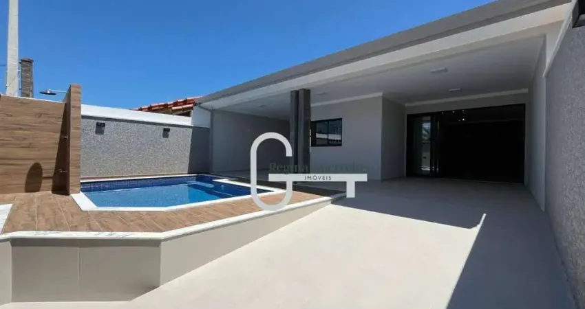 Casa com 3 dormitórios à venda, 146 m² por r$ 850.000,00 - parque balneário oásis - peruíbe/sp