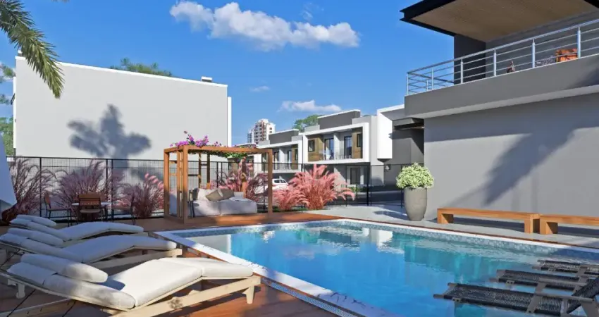 Sobrado em condomínio clube com excelente estrutura social no Boqueirão