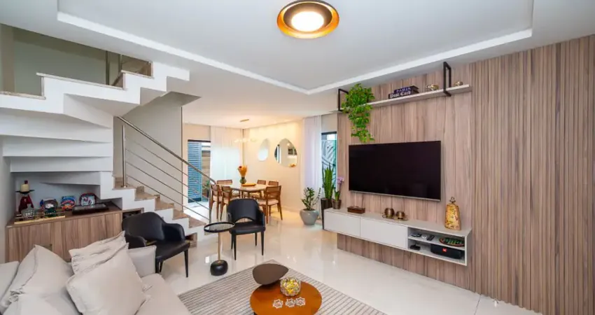 Sobrado triplex com terraço em condomínio finamente decorado no jardim das américas