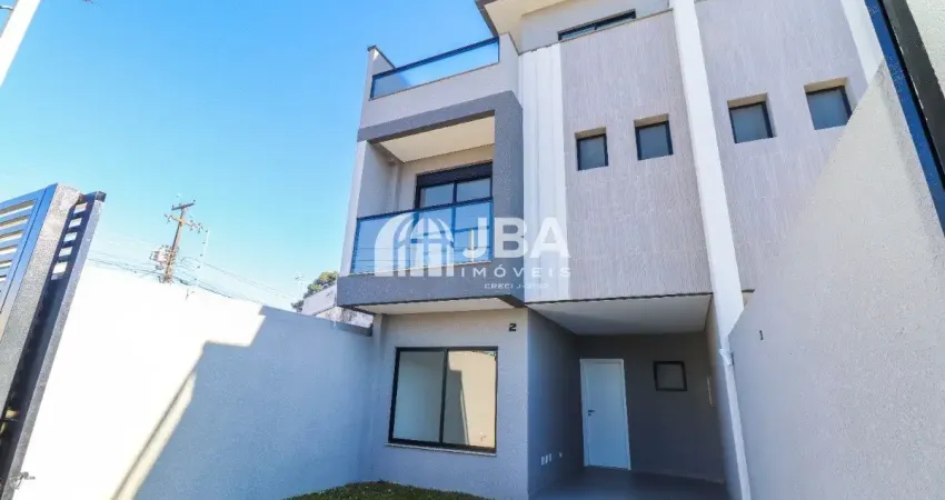 Sobrados modernos de frente para a rua e em condomínio localizado a 180m da academia olimpica