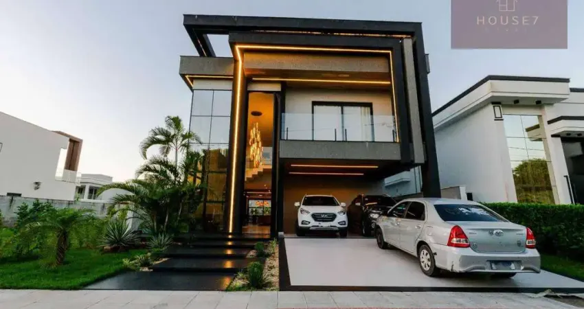 Casa com 4 dormitórios à venda, 384 m² por r$ 4.350.000,00 - boulevard lagoa - serra/es