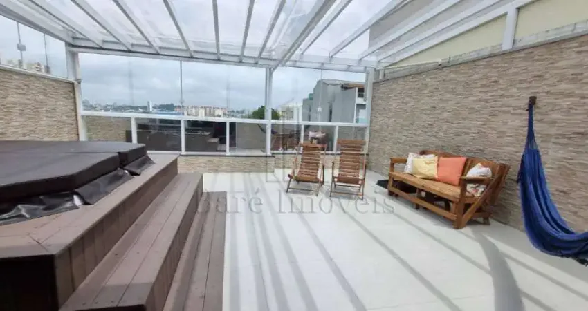 Cobertura 128m² 2 Quartos 2 Suítes no Valparaíso - Santo André