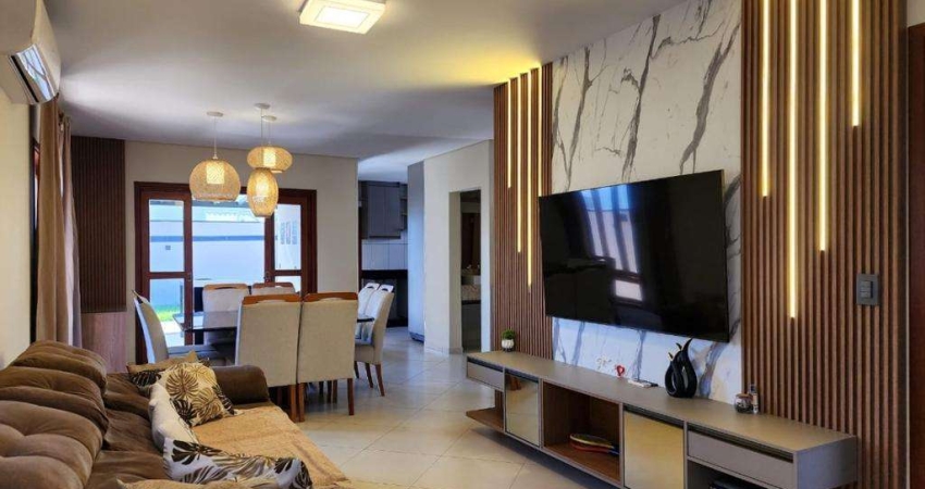VENDA de Sobrado de Alto Padrão com 3 Suítes, Área Gourmet e Quintal no Condomínio Residencial Real Park, Sumaré/SP