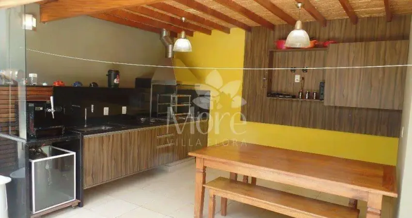 LOCAÇÃO de Casa Modelo Flávia, com 3 Quartos sendo 1 Suíte, Cozinha Planejada e Área Gourmet no Condomínio Villa Flora em Sumaré/SP