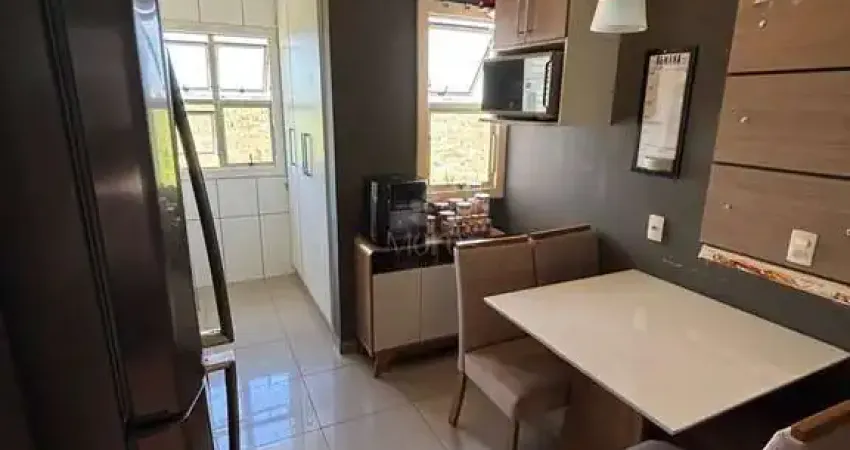 VENDA de Apartamento Modelo Bruna, Excelente Localização, 2 Quartos com Ventilador de Teto, Cozinha Planejada, em Condomínio no Villa Flora em Sumaré/SP
