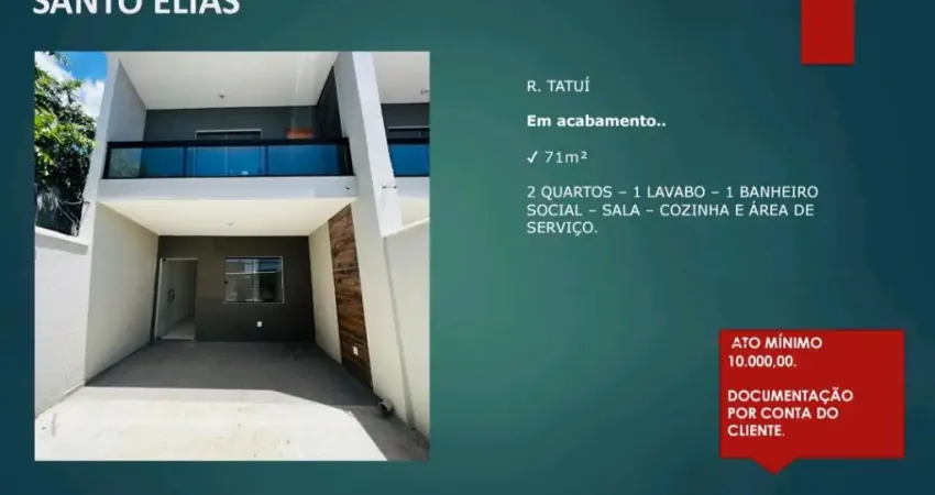 Casa com 2 quartos à venda no Santo Elias, Mesquita 