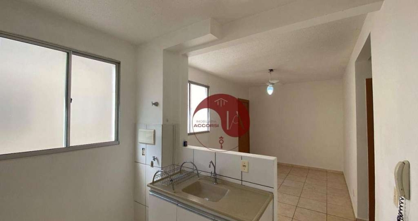 APTO RioS D´Itália - EXCELENTE LOCALIZAÇÃO * 2 Dormitórios  * Cozinha  * Sala  * Área de Serviço  * 1 Banheiro * 1 Vaga * Portaria 24 horas