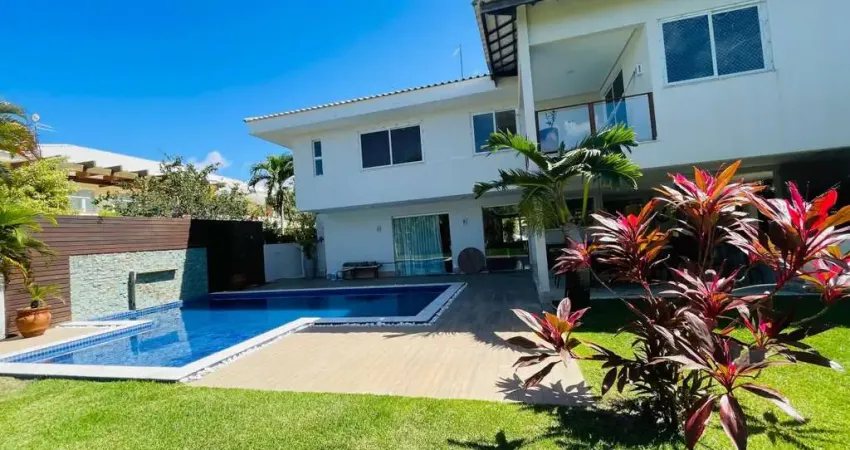 Casa em condomínio para venda em camaçari, busca vida, 5 dormitórios, 5 suítes, 7 banheiros, 4 vagas