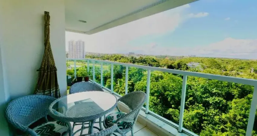 Apartamento para venda em salvador, alphaville i, 2 dormitórios, 1 suíte, 3 banheiros, 2 vagas