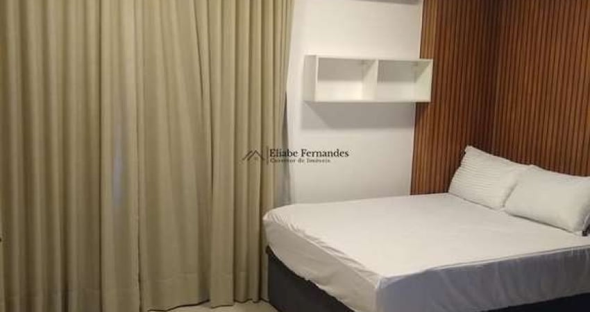 Flat mobiliado para locação de contrato ao lado do Pq. Parahyba 1 no Jd. Oceania