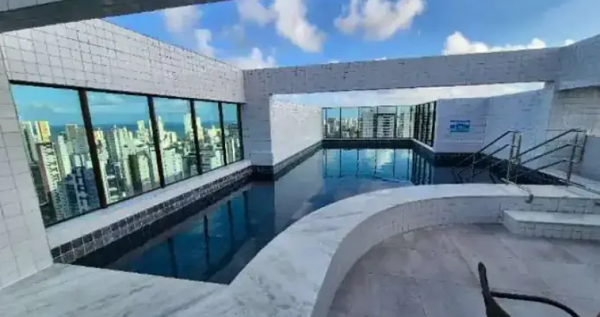 Apartamento para locação no edifício golden beach , boa viagem , recife, pe