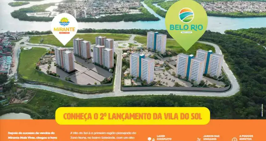 Apartamento à venda no belo rio mais viver , soledade , aracaju, se