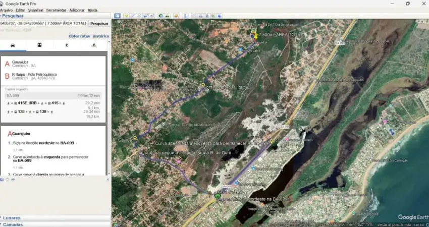 Terreno à venda na Rua Bom Jesus, Monte Gordo, Camaçari