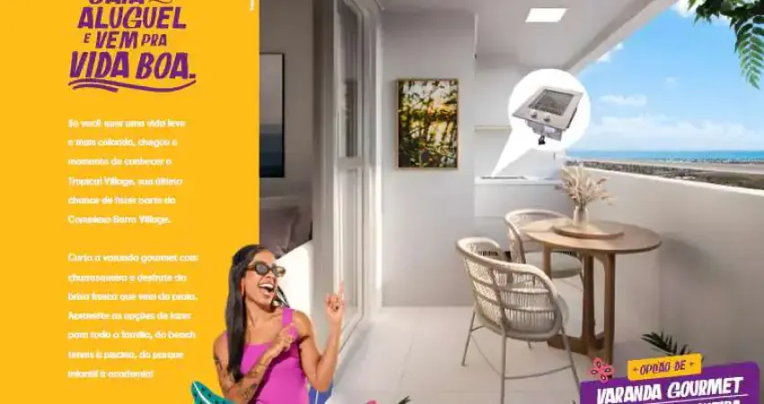 Apartamento à venda no tropical village , grageru , aracaju, se