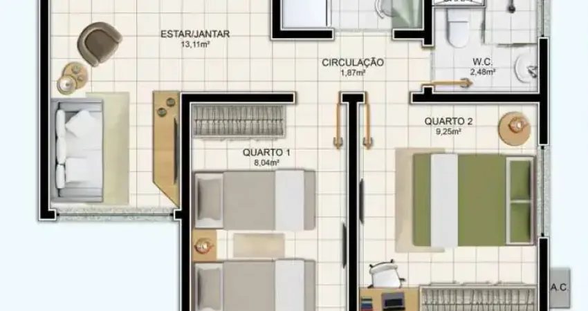 Apartamento à venda no moradas do santo antônio , santo antônio , aracaju, se