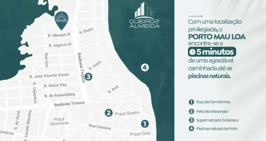 Apartamento à venda no porto mau loa, porto de galinhas, ipojuca, pe
