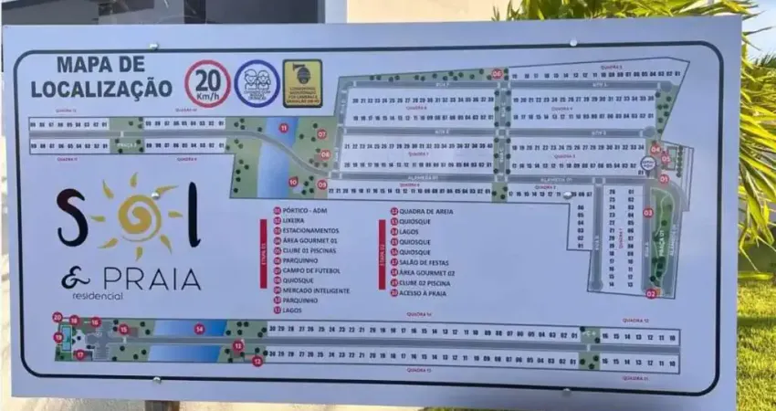 Lote à venda no SOL E PRAIA, OLHOS D'ÁGUA, Barra dos Coqueiros, SE