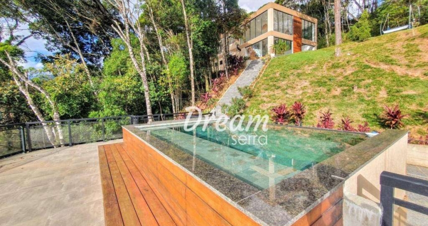 Casa com 5 dormitórios à venda, 330 m² por R$ 4.100.000,00 - Carlos Guinle - Teresópolis/RJ