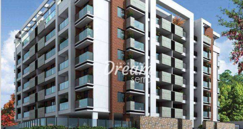 Apartamento com 3 dormitórios à venda, 90 m² por R$ 725.700,00 - Agriões - Teresópolis/RJ