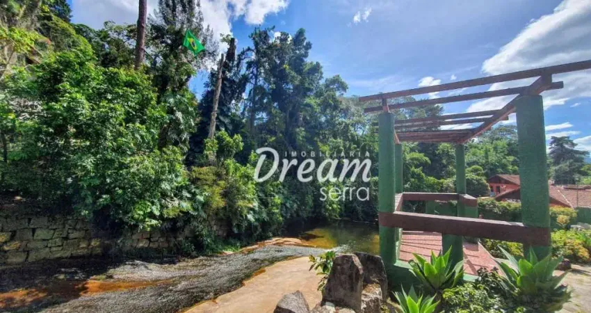 Terreno à venda, 4970 m² por r$ 420.000,00 - cascata dos amores - teresópolis/rj