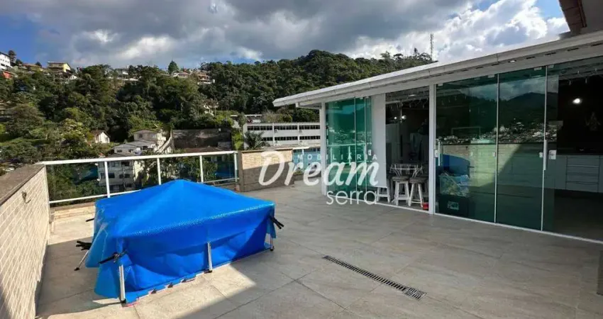 Cobertura com 3 dormitórios à venda, 183 m² por R$ 1.600.000,00 - Tijuca - Teresópolis/RJ