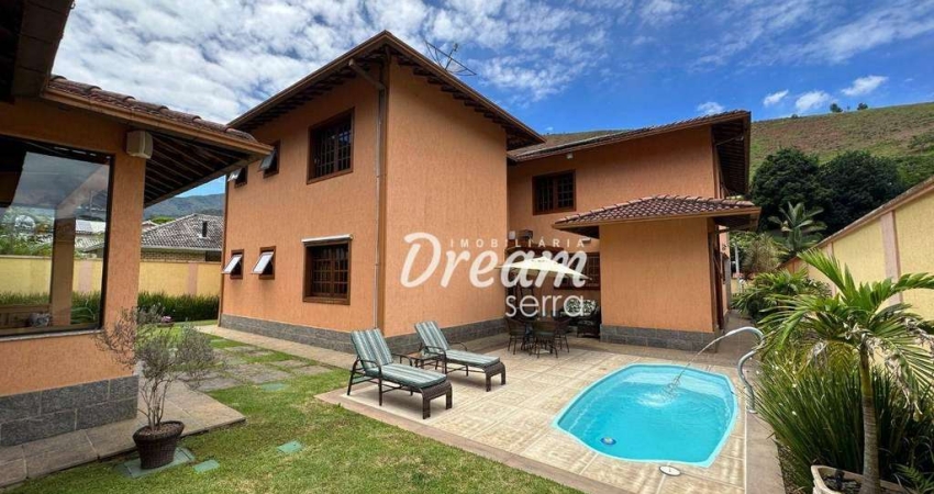 Casa com 6 dormitórios à venda, 532 m² por R$ 2.600.000,00 - Prata - Teresópolis/RJ