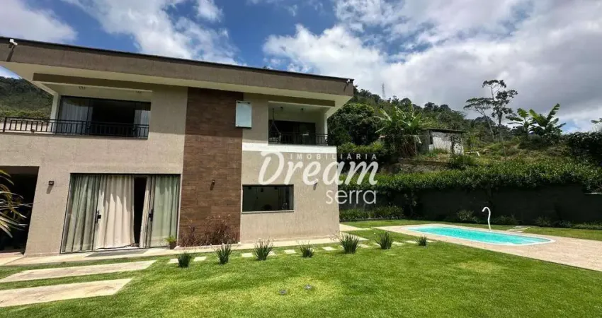 Casa com 3 dormitórios à venda, 200 m² por r$ 980.000,00 - fazenda suiça - teresópolis/rj