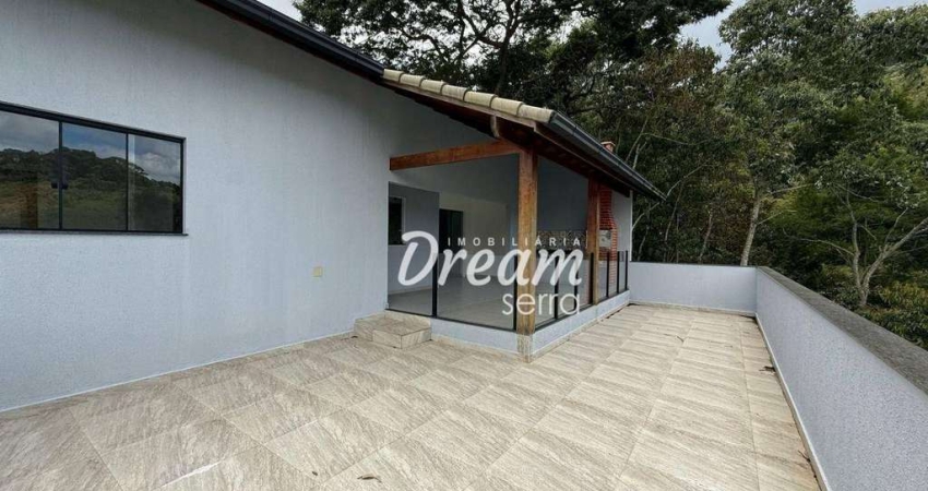 Casa nova com 3 dormitórios à venda, 161 m² por R$ 950.000 - Vargem Grande - Teresópolis/RJ