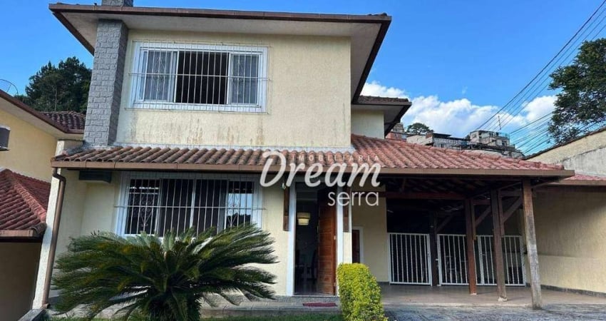 Casa com 3 dormitórios, 122 m² - venda por R$ 650.000,00 ou aluguel por R$ 4.301,94/mês - Araras - Teresópolis/RJ