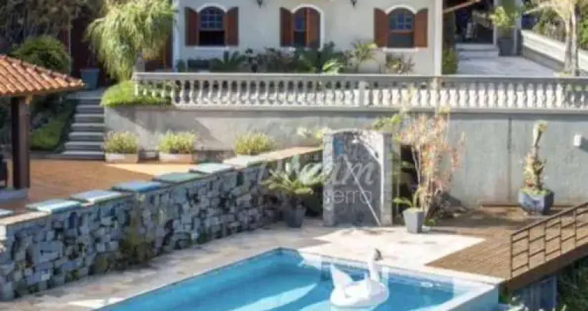 Magnifica casa em condomínio de luxo com 6 dormitório, (4 suítes) 435 m² a venda por R$ 3.900.000 - Albuquerque - Teresópolis/RJ