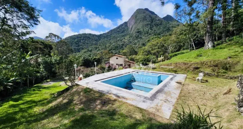 Sítio com 4 dormitórios à venda, 110000 m² por r$ 1.200.000,00 - vargem grande - teresópolis/rj