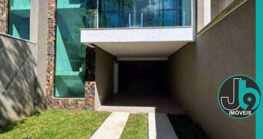 Sobrado novo para Alugar ou vender no Abranches com 3 quartos, 1 suíte, 3 banheiros, 3 vagas de garagem e churrasqueira com 180m² por R$ 7.999,00/mês