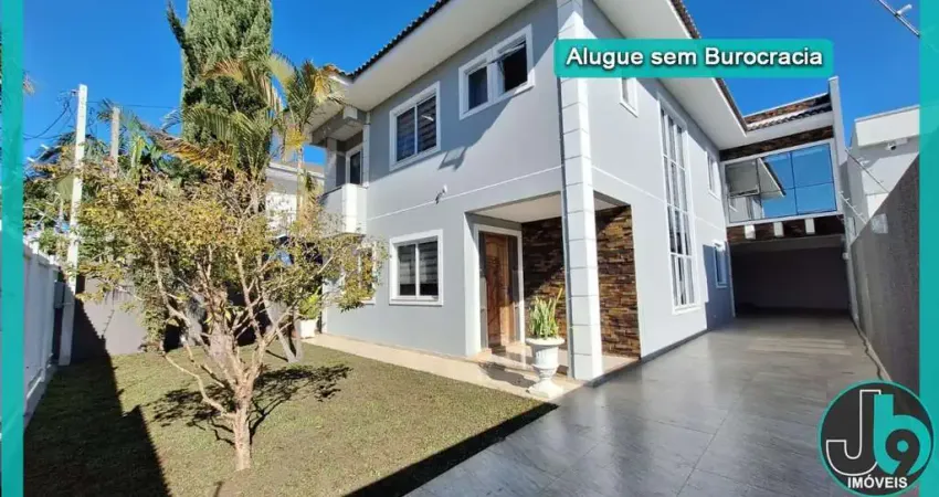 Sobrado para alugar com 290m² no Bairro Afonso Pena em São José dos Pinhais com 5 quartos, 1 suíte, 4 banheiros, 5 vagas de garagem, por R$6.500,00