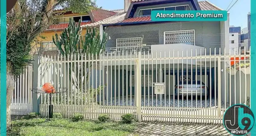 Casa para vender 262m² no agua verde mobiliada 5 quartos, 1 suíte, 4 vagas, jardim exuberante