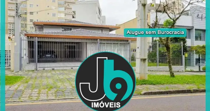 Casa residencial ou comercial para alugar no bigorrilho 241m² com 4 quartos, 1 suíte, churrasqueira e 4 vagas de garagem por r$ 11.000,00/mês