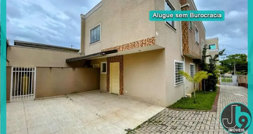 Sobrado em condomínio para alugar em santa felicidade 110m² com 3 quartos, 1 suíte e 2 demi-suíte e 2 vagas de garagem por r$3.900,00/mês