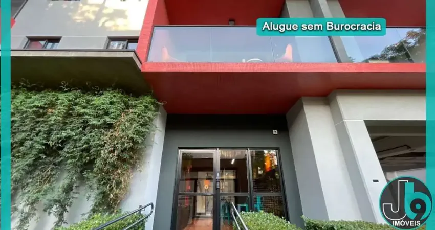 Apartamento studio para alugar no prado velho com 1 quarto conjugado com salas, cozinha planejada e sacada com churrasqueira por r$ 2.900,00/mes