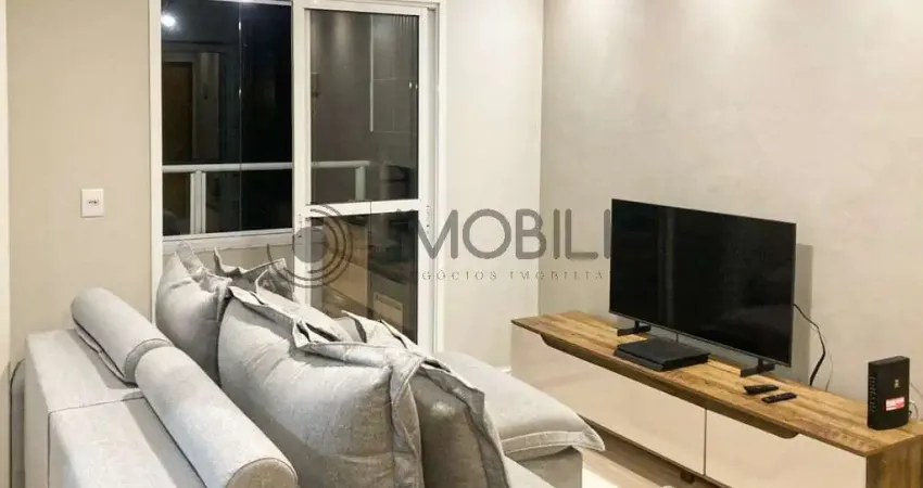 Porteira fechada salto: 2 quartos, varanda gourmet, mobiliado