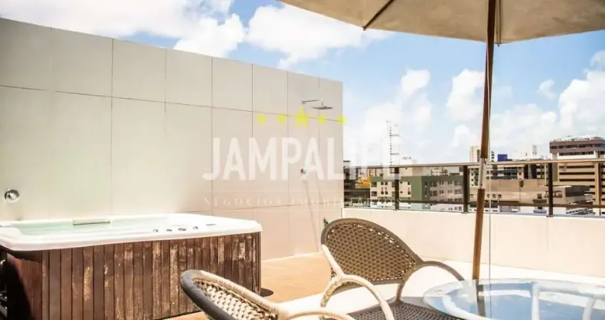 Cobertura com 2 dormitórios à venda, 95,13 m² por r$ 1.250.000,00 - tambaú - joão pessoa/pb