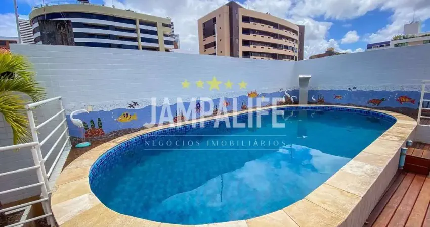 Apartamento com 2 dormitórios à venda, 80 m² por r$ 850.000,00 - cabo branco - joão pessoa/pb