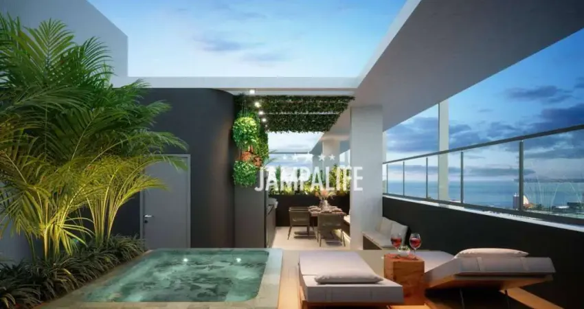Flat com 1 dormitório à venda, 23 m² por R$ 475.000,00 - Tambaú - João Pessoa/PB