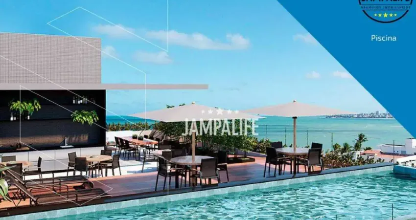 Flat com 1 dormitório à venda, 32 m² por R$ 590.000,00 - Jardim Oceania - João Pessoa/PB