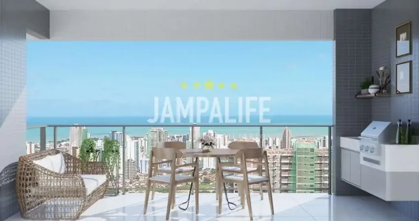 Apartamento com 2 dormitórios à venda, 61,96 m² por r$ 685.000,00 - brisamar - joão pessoa/pb