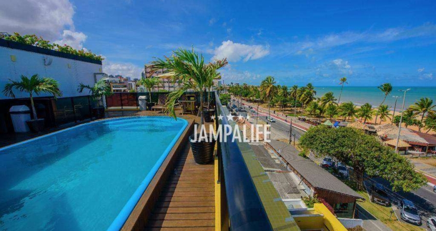 Flat com 1 dormitório à venda, 53 m² por R$ 649.000,00 - Cabo Branco - João Pessoa/PB