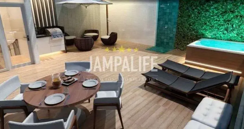 Cobertura com 2 dormitórios à venda, 82 m² por r$ 599.000,00 - bancários - joão pessoa/pb