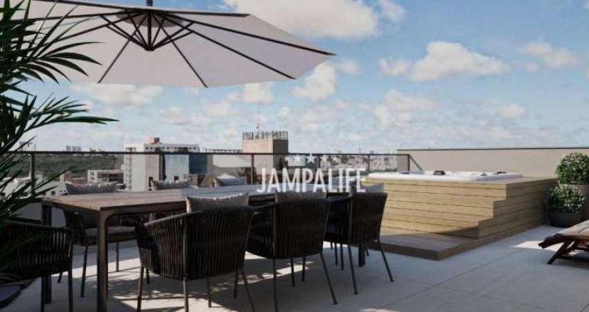 Cobertura com 2 dormitórios à venda, 96 m² por R$ 532.000,00 - Altiplano Cabo Branco - João Pessoa/PB